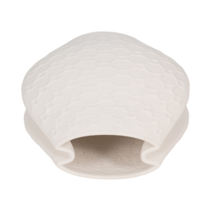 Vaso in Porcellana Texturizzata, Vaso Moderno Stampato in 3D per Soggiorno e Arredamento Casa - Product Image 5