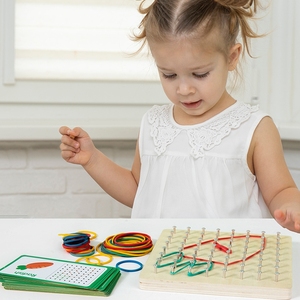 Bambini in legno gallo Montessori giocattolo grafica <span class=keywords><strong>matematica</strong></span> educazione creativa regali per ragazzi ragazze - Product Image 4