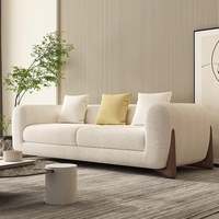 Canapé en tissu moderne à prix d'usine avec rembourrage en éponge, design modulaire pour usage hôtelier, confortable et durable, canapé de salon