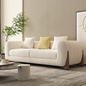 Set di Divani in Tessuto Moderno a Prezzo di Fabbrica con Imbottitura in Spugna Design Modulare per Uso Alberghiero Comodo e Durevole Divano per Soggiorno - Product Image 4