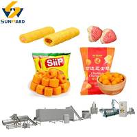Extrudeuse à double vis pour la production de snacks en granulés de 100 à 150 kg/h, machine de production de snacks en forme de coussin de maïs, usine de bâtonnets de maïs