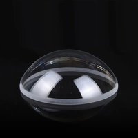 Lentille de dôme de quartz optique Couverture hémisphérique en verre Coque de dôme optique Lentille de dôme Super K9