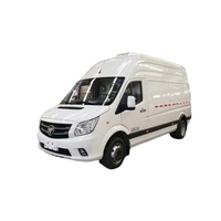 Camionnette frigorifique Foton Mini diesel 2800 ml de cylindrée, 9 m³ pour le transport de porc, minibus réfrigéré, camion de fret