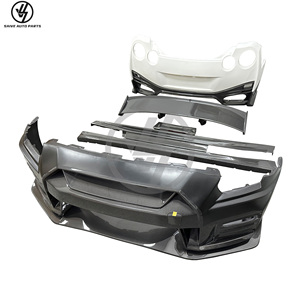 Nuevo Kit de Carrocería Estilo Nismo de Fibra de Carbono Parcial, 2008-2016, Parachoques, Alerón y Faldones Laterales con Acabado Brillante en Tejido Twill para R35 GT-R - Product Image 5