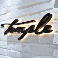 Letreros Comerciales Personalizados 3D de Alto Brillo, Precio al por Mayor, Tablero Publicitario LED Impermeable