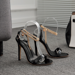 Nouvelles Sandales Femme 2025 – Chaîne Métallique Sexy, Bout Pointu, Talons Aiguilles - Product Image 6