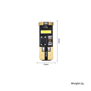Suministro transfronterizo de luces para automóviles, incluyendo luces de estacionamiento LED T10, luces de matrícula de 3 luces 7020, luces de lectura de techo W5W - Product Image 5