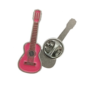 Broche en émail personnalisée en métal avec impression de guitare électrique, épingles à revers, broches de dessin animé, badges musicaux pour les fans de groupe de <span class=keywords><strong>rock</strong></span>, cadeaux - Product Image 4