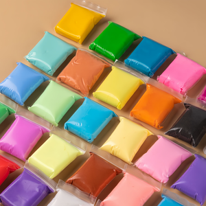 Argile polymère éducative super légère pour enfants et slime avec argile auto-durcissante - Artisanat fait main DIY 12 couleurs - Product Image 3