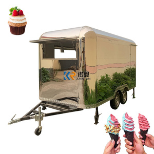 Remolque de Comida de 4m con Certificación CE, Camión de Comida de Acero Inoxidable, Carrito de Café, Camioneta de Venta de Comida Móvil - Product Image 1