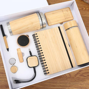 Coffret Cadeau d'Entreprise : Boîte Cadeau <span class=keywords><strong>en</strong></span> Bois de Bambou avec Batterie Externe, Carnet à Feuilles Mobiles, Tasse Thermique pour Cadeaux d'Entreprise <span class=keywords><strong>en</strong></span> Gros pour les Fêtes - Product Image 2
