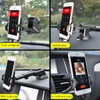 2 dans 1 Universel De Voiture Air Vent Téléphone Berceau de Support Tableau De Bord de Voiture Mont Téléphone Support pour Mobile Téléphone