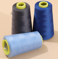 Grosir 40/2 3000YDS Benang Tenun Poliester 100% Benang Jahit untuk Mesin Jahit