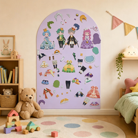 Tableau magnétique personnalisé UCI, autocollant effaçable, tableau interactif mural, autocollants tableau noir/blanc en polyester