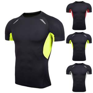 Vedo压缩衬衫定制标志聚酯高弹性健身服装训练压缩锻炼顶级男士运动衬衫 - Product Image 5