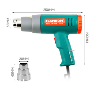 <span class=keywords><strong>Pistolet</strong></span> <span class=keywords><strong>à</strong></span> air chaud électrique industriel portable de 2000 W, nouveau modèle de bonne qualité, <span class=keywords><strong>à</strong></span> température contrô<span class=keywords><strong>l</strong></span>ée, pour le rétrécissement de film et <span class=keywords><strong>l</strong></span>'acrylique - Product Image 3