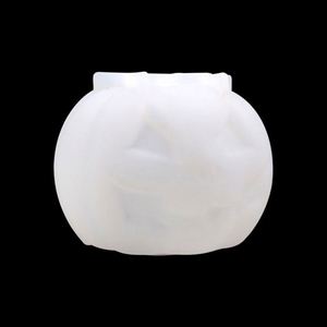Moule en silicone en forme de citrouille colère pour gâteau, aromathérapie, résine, bougie, savon, réutilisable, OEM/ODM - Product Image 3