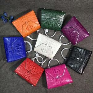 กระเป๋าถือสะพายไหล่หนังจระเข้แท้คุณภาพสูงสำหรับผู้หญิง ดีไซน์หรูหราทันสมัย - Product Image 5