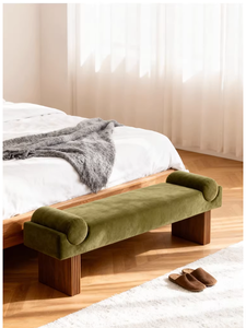 Banc de canapé de style vintage, meubles de salon, ottoman multifonctionnel, entrée, chambre à coucher, banc de bout de lit, banc long haut de gamme - Product Image 5