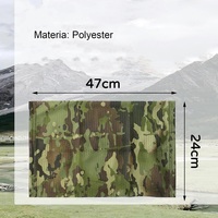 Masque tactique camouflage MIO pour l'été, séchage rapide, respirant, écharpe de cou pour la conduite, foulard en polyester, protection solaire pour la pêche