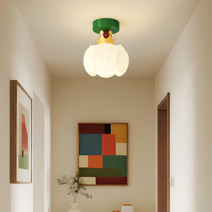 Lámpara de Techo Minimalista Estilo Crema, Luz LED Cálida, Lámpara de Pared para Dormitorio, Lámpara Creativa en Forma de Estrella para Habitación Infantil, Lámpara Amigable con la Vista - Product Image 3