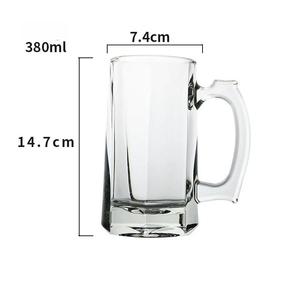 Best Selling High Quality Clear <strong>Wheat</strong> <strong>Beer</strong> <strong>Glass</strong> 380ml Lead-Free Dishwasher Safe Custom Logo Printing Available Noble Happy 2026 - Product Image 6