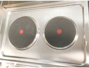 Ustensiles de cuisine commerciaux en acier inoxydable Style électrique 2 plaques chauffantes cuisinière électrique cuisinière brûleurs gammes de cuisson - Product Image 4