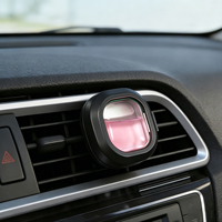 Diffuseur de parfum liquide moderne de luxe durable personnalisé pour voiture, clip de ventilation, membrane parfumée, désodorisant pour climatiseur de voiture