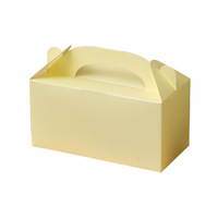 Boîte en carton ondulé avec poignée personnalisée, boîte à pizza avec impression couleur, boîte d'emballage promotionnelle pour cadeaux