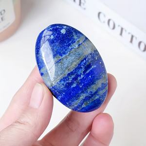 Pierre de paume en lapis-lazuli de haute qualité en gros pour la décoration de la maison et les décorations de Feng Shui, accessoire élégant - Product Image 1