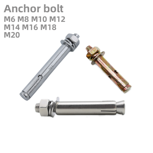 Ancres à expansion de type manchon en acier galvanisé et zingué M6 M8 M10 M12 M14 M16 M18 M20 SUS304 SS316 - Product Image 1