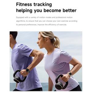 Nouvelle montre connectée <span class=keywords><strong>T1</strong></span> tendance pour unisexe, entraînement respiratoire, modes sportifs multiples, rappel de messages, moniteur de santé, Reloj Inteligente - Product Image 3