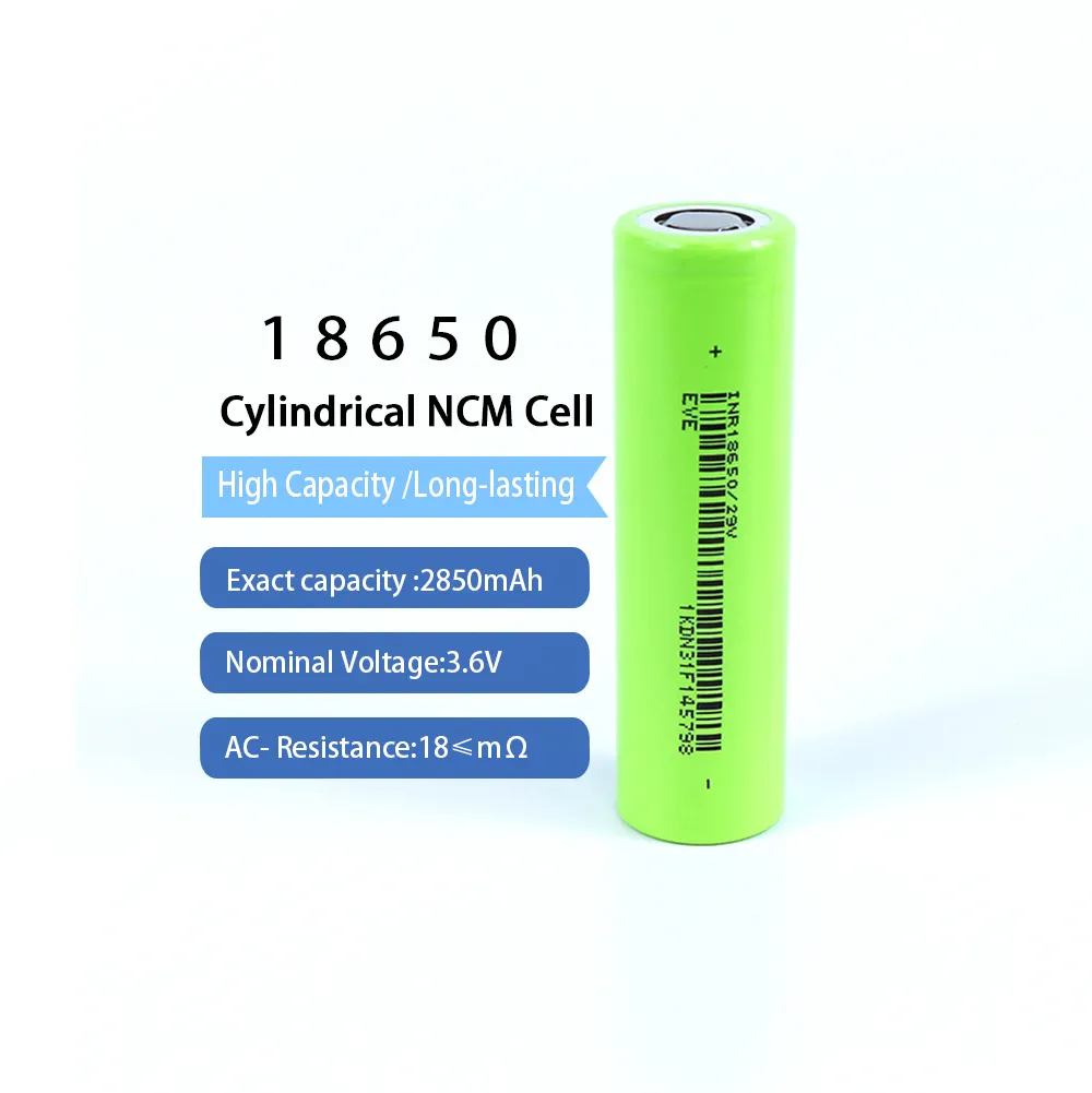 Battery18650แบตเตอรี่ลิเธียมไอออน3.7V 2850mAh 29V แบตเตอรี่สกู๊ตเตอร์สมดุล