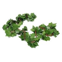 Guirlande de vigne avec feuilles de lierre artificielles, vigne murale suspendue en plastique, vente en gros, m