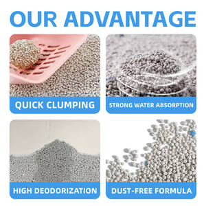 Productos más vendidos 2025 Arena para gatos de bentonita con aroma Arena para gatos de bentonita de alta calidad Arena para gatos de bentonita perfumada - Product Image 5