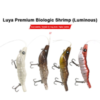 Leurre artificiel bionique en ABS pour crevettes, idéal pour l'eau douce et salée, design crevette réaliste, marque Youxian, modèle Stream Use Musty Shrimp Design