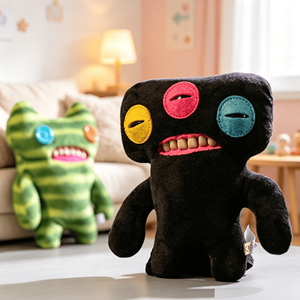 Halloween OEM Soft Stuffed <strong>Ugly</strong> Monster Doll With Funky Teeth <strong>and</strong> PP Cotton Fill for Calming <strong>and</strong> Party Favor - Product Image 5
