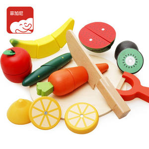 CROWN ART Giocattolo Educativo in Legno per Bambini, Modello di Frutta e Verdura 5076, 5-7 Anni, Casa delle Bambole, Simulazione, Mobili in Scala 1/6 - Product Image 1