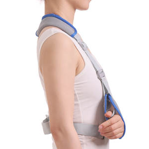 Écharpe de bras en maille respirante réglable avec <span class=keywords><strong>support</strong></span> d'épaule et de poignet Fixateur souple d'avant-bras - Product Image 5