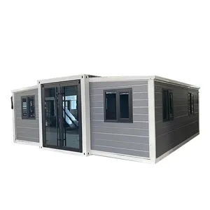 Collapsible Full Interior Furniture Residential Flatpack Container House For Housing Living 3 Bedrooms
