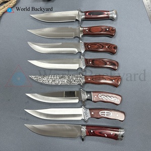 سعر المصنع سكين البقاء الكبيرة المستقيمة الجديدة المحمولة التكتيكية لصيد دمشق ذات النصل الثابت مع غمد من النايلون - Product Image 4