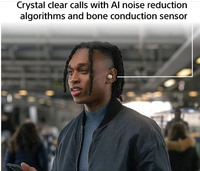 OEM Wf-1000xm5 Subwoofer nirkabel Earphone gigi biru dengan Headset nirkabel lari c kualitas tinggi dengan kait leher
