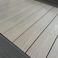 Plancher en composite bois-plastique haute densité, résistant aux rayures, imperméable, pour terrasse, usage commercial extérieur
