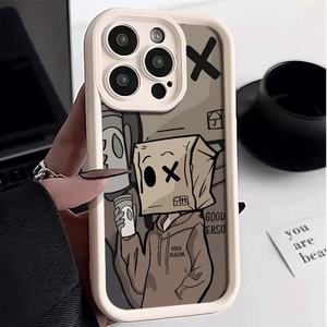 <span class=keywords><strong>Cover</strong></span> per Telefono Antiurto in TPU Stile Europeo e Americano con Impugnatura, Guscio Morbido per Tutti i Modelli - Product Image 4