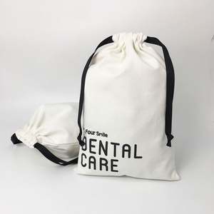 Bolsas de Algodón Muselina con Cordón y Logotipo Personalizado al por Mayor, Bolsa de Algodón con Cordón y Cinta - Product Image 2
