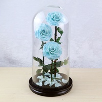 Roses éternelles Every Love Vale dans un dôme en verre avec base pour cadeau de mariage en gros