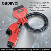 Adaptateur de diagnostic OBDII 12+8 broches FCA, câble VCI OEM pour accès au gateway de sécurité Chrysler Dodge Jeep