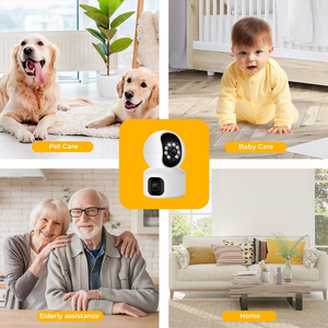 Offre Spéciale caméra <span class=keywords><strong>de</strong></span> sécurité à domicile 4mp HD vidéo <span class=keywords><strong>WiFi</strong></span> intelligent intérieur détecteur <span class=keywords><strong>de</strong></span> suivi <span class=keywords><strong>de</strong></span> <span class=keywords><strong>mouvement</strong></span> Vision nocturne double objectif caméra sans fil - Product Image 4