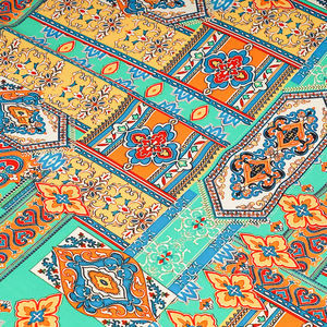 新设计产品编织数码印花面料定制印花设计适合女性夏季沙滩裙有竞争力的价格套装 - Product Image 2