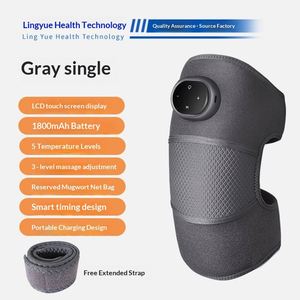 Rodillera Eléctrica Unisex con Calefacción, Masajeador de Fisioterapia con Compresión Caliente para Aliviar el Dolor de Artritis y Piernas Frías - Product Image 4